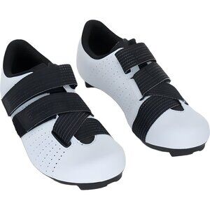 Fizik Tempo Overcurve Road Cycling Shoes Black/White Hook-and-Loop Men's US 6